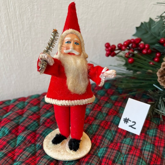 Vintage Japan Belsnickel Santa Claus Figurine- Standing on Base St. Nicholas #2 - Picture 5 of 16